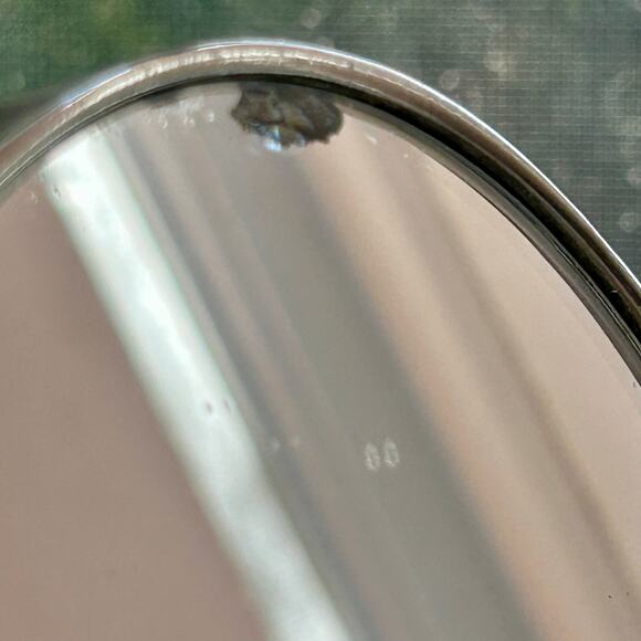 Vintage Ornate Silver Tone Vanity Mirror – Double Sided - Picture 4 of 15